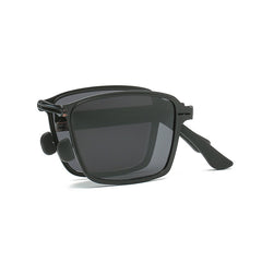 BY002 Men's Foldable Polarized Sunglasses UV400 Retro Style