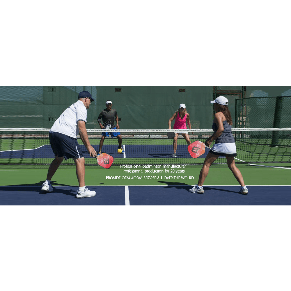 Carbon Fiber Pickleball Set Paddles 4 Balls Packing Bag