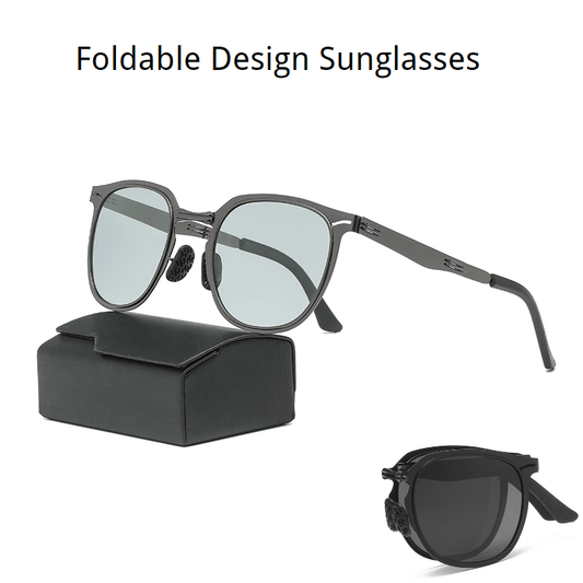 BY003 Polarized Driving Sunglasses UV400 Metal Frame Business Retro