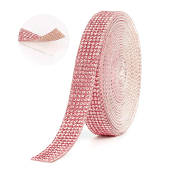 Self Adhesive Crystal Rhinestone Strips Bling Sticker Roll Craft 2 mm Rhinestone