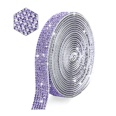 Self Adhesive Crystal Rhinestone Strips Bling Sticker Roll Craft 2 mm Rhinestone