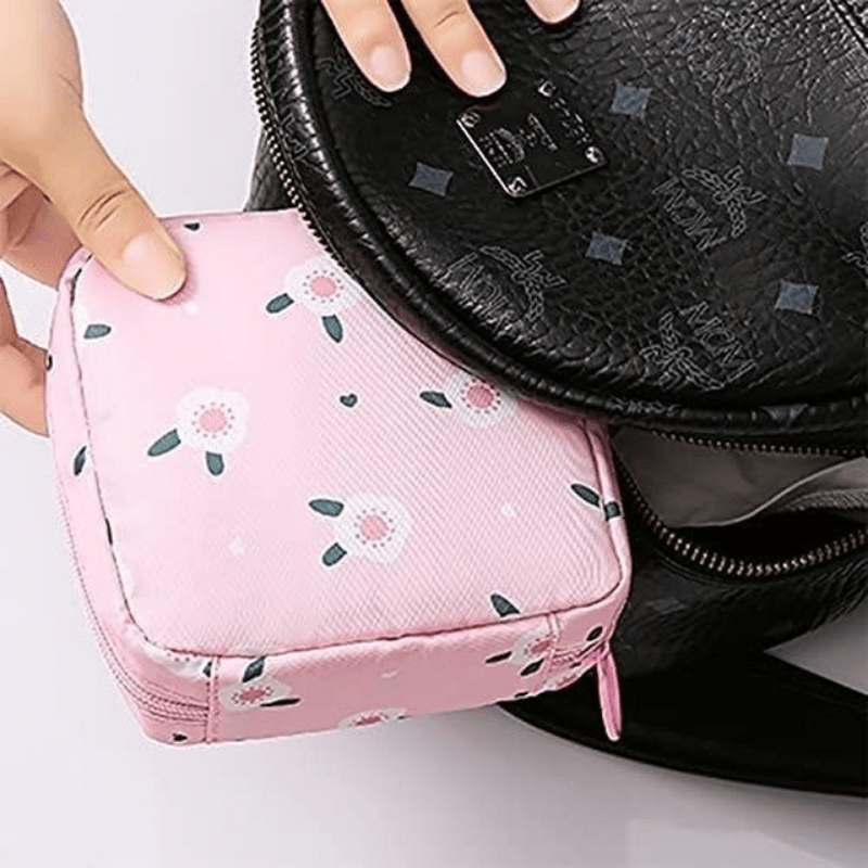 Travel Storage Bag Sanitary Napkin Pouch Waterproof Makeup Pouch