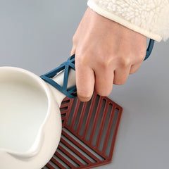 Silicone Table Mat Heat Insulation Anti-scald Bowl Mat Household Pot Holder