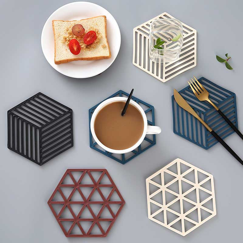 Silicone Table Mat Heat Insulation Anti-scald Bowl Mat Household Pot Holder