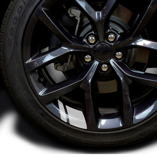 4pcs Reflective Car Wheel Rim Vinyl Stickers - Redefine Your Ride