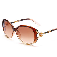 Cat Eye Sunglasses Gradient Lens Faux Pearl Decor UV400