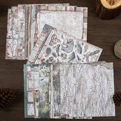 Retro Forest Paper Ballet Decoration DIY Tools for Students