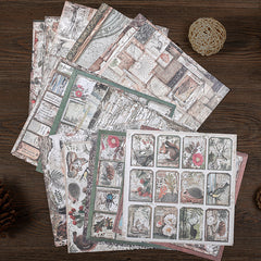 Retro Forest Paper Ballet Decoration DIY Tools for Students