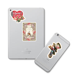 37pcs Alice Tea Party Sticker Children's DIY Stationery Computer Stickers