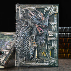 3D Evil Dragon Embossed Notebook Vintage A5 Diary Journals Handcraft