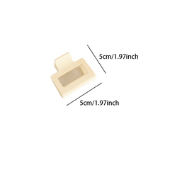 Small Square Hair Clip Half Tie Ponytail Hair Clip