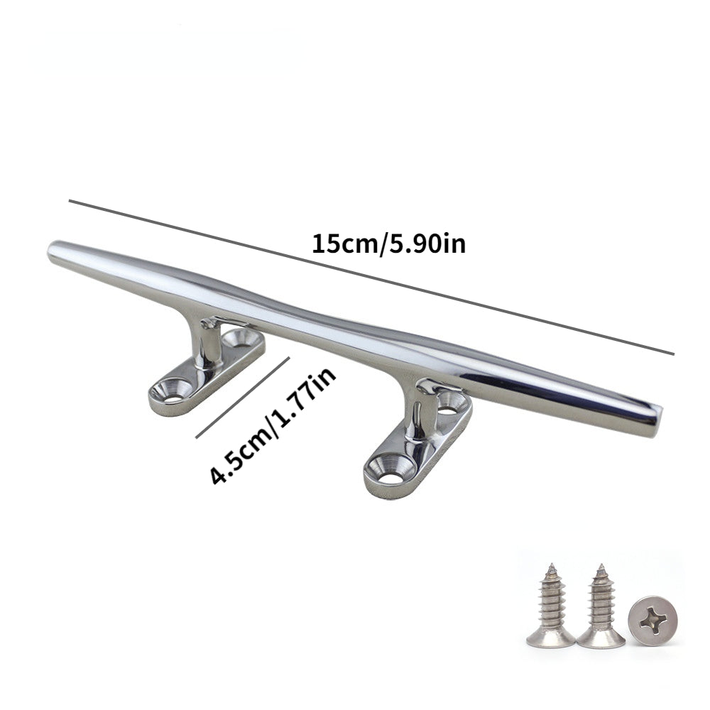 Stainless Steel Anchor Cleat for Boats Yachts Kayaks 12.7 5in 15.6in