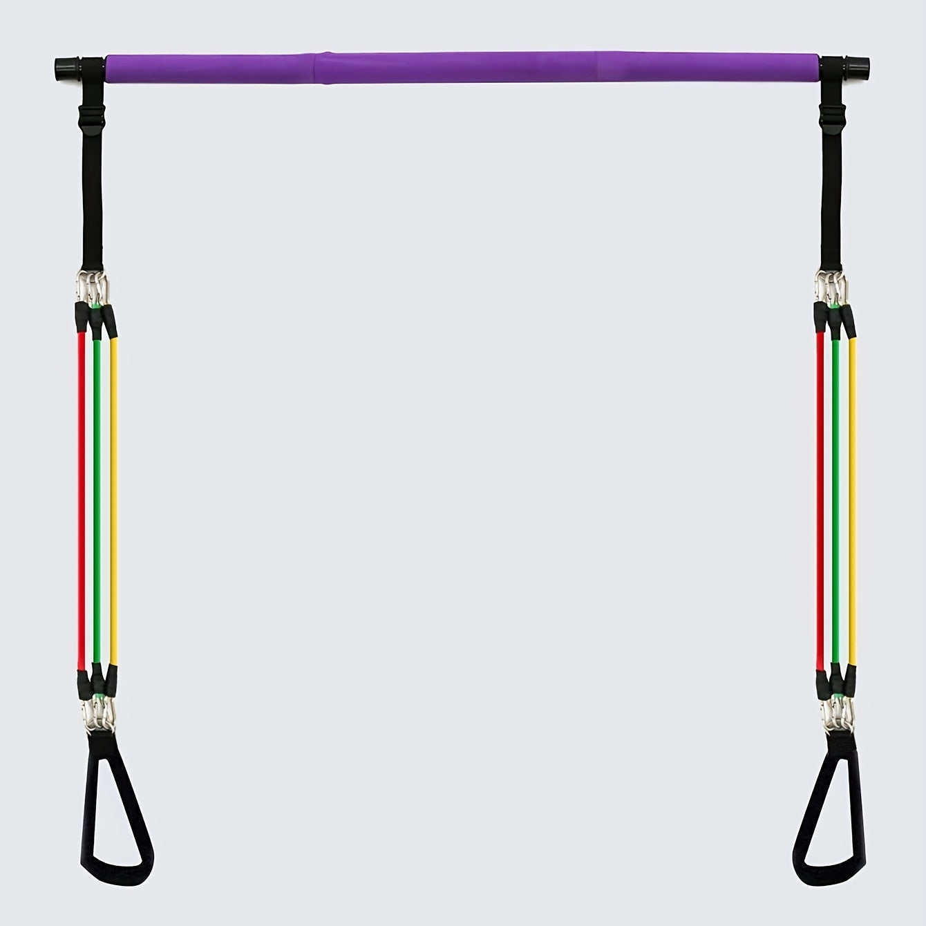 3 Section Pilates Stick with Resistance Band