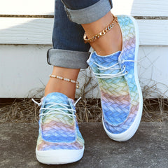 Women's Canvas Low Top Slip On Shoes Lightweight & Comfy