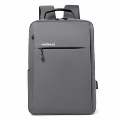 Men's Large Capacity Slim Travel Bookbag w/ USB Charging