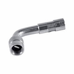 90 Degree Motorcycle Angle Bent Valve Adapter Tyre Tube Copper Silver