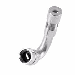 90 Degree Motorcycle Angle Bent Valve Adapter Tyre Tube Copper Silver