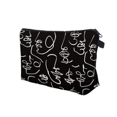 Abstract Figure Makeup Bag Water Resistant Travel Toiletry Bag