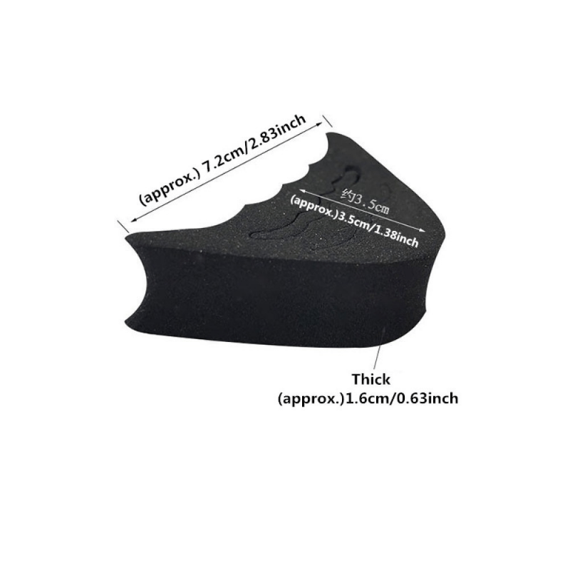 2pcs Women High Heel Toe Plug Cushion Protector Big Shoes Filler