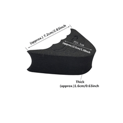 2pcs Women High Heel Toe Plug Cushion Protector Big Shoes Filler