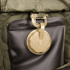 1pc Carabiner Keychain With D Ring Grimloc Molle System