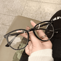 Oval Anti Light Glasses for Women Men