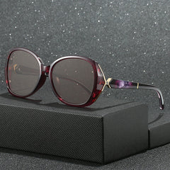 Oval Jelly Frame Sunglasses UV400 Beach Travel Glasses