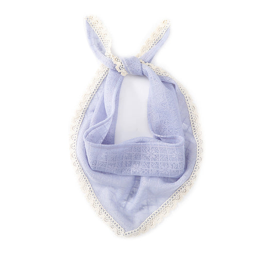 Women's Fabric Lace Headband Hair Wrap Scarf Handkerchief
