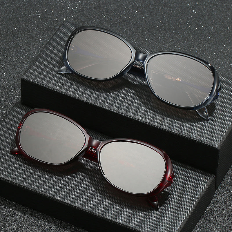Oval Sunglasses Mod Mirror Lens UV400