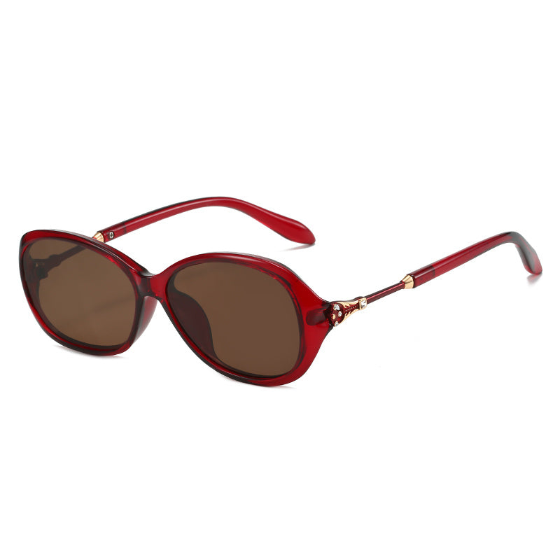 Oval Sunglasses Mod Mirror Lens UV400