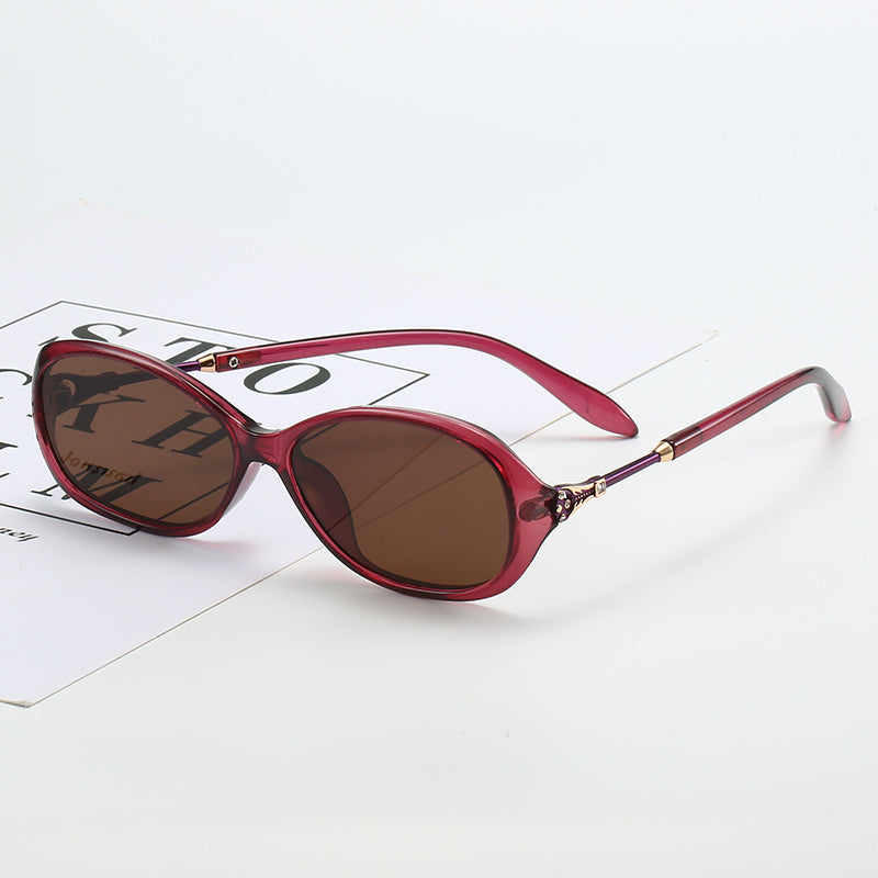 Oval Sunglasses Mod Mirror Lens UV400
