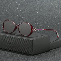 Oval Sunglasses Mod Mirror Lens UV400