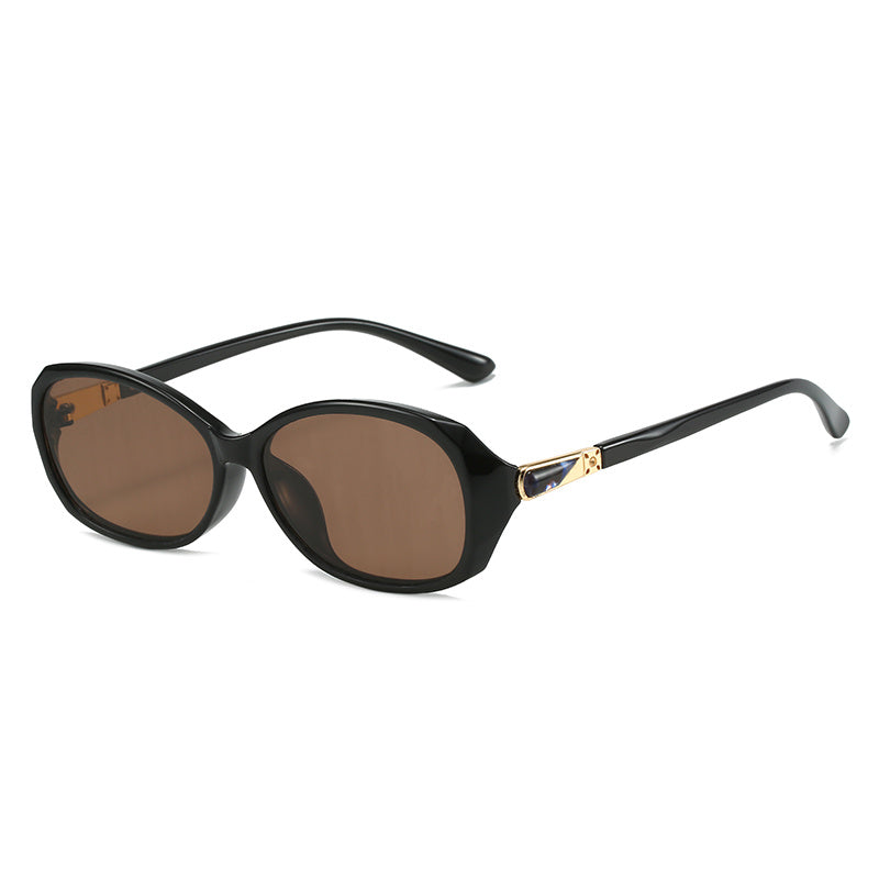 Oval Frame Sunglasses - Mod Casual Glasses - UV400