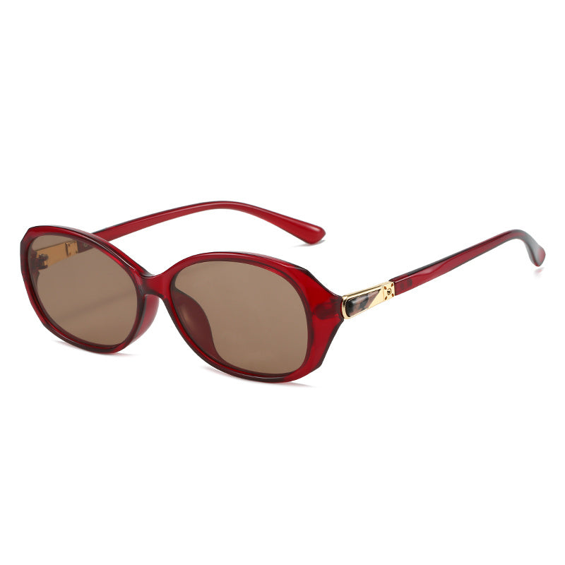 Oval Frame Sunglasses - Mod Casual Glasses - UV400