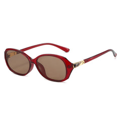 Oval Frame Sunglasses - Mod Casual Glasses - UV400
