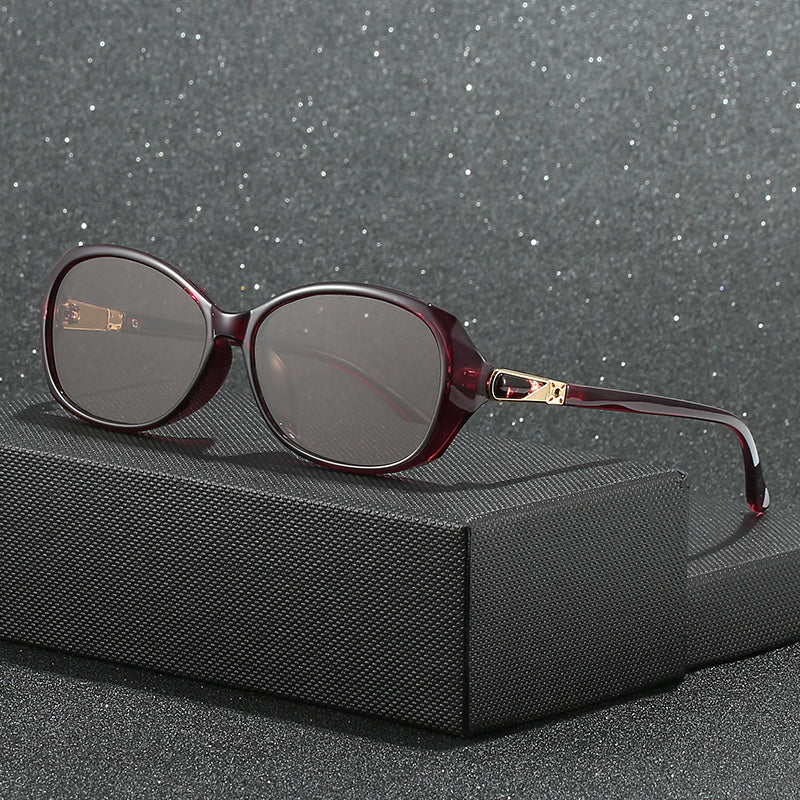 Oval Frame Sunglasses - Mod Casual Glasses - UV400
