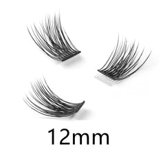 DIY Clusters Eyelash Dovetail Segmented Lashes 48pcs