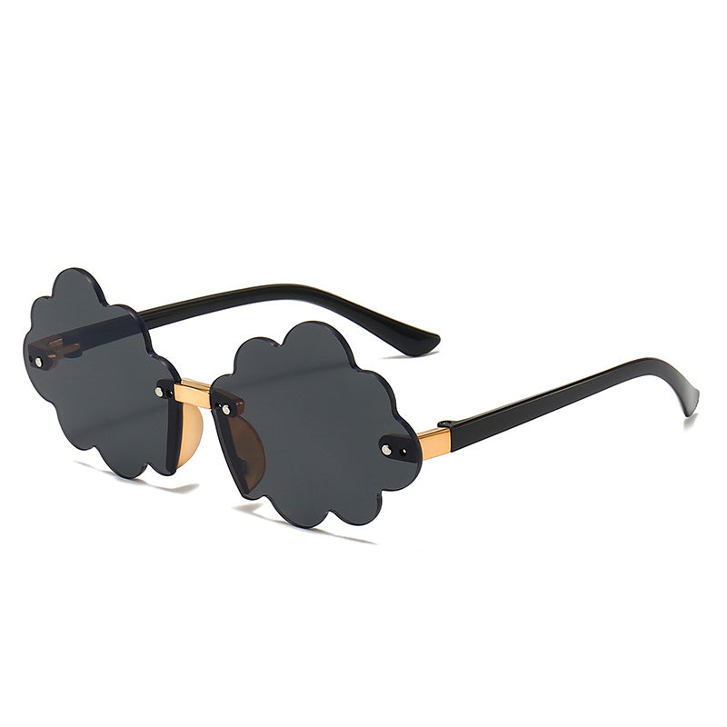 Y2K Cloud Frame Gradient Sunglasses for Kids