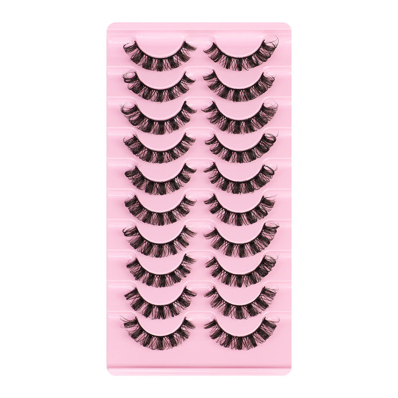 3D False Eyelashes Slender Curling Natural Cat Eye