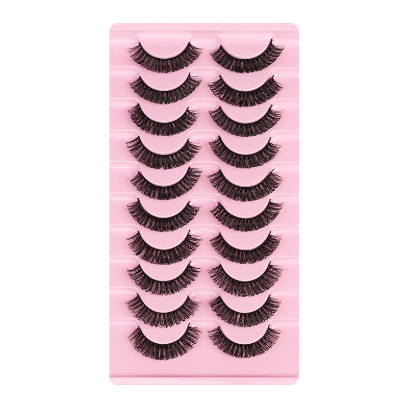 3D False Eyelashes Slender Curling Natural Cat Eye