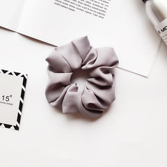 Large Chiffon Scrunchies Hair Tie Ponytail Holder