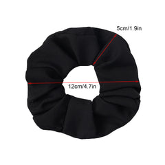 Large Chiffon Scrunchies Hair Tie Ponytail Holder
