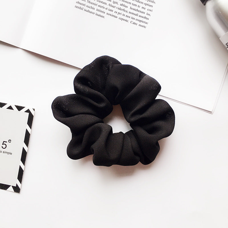 Large Chiffon Scrunchies Hair Tie Ponytail Holder
