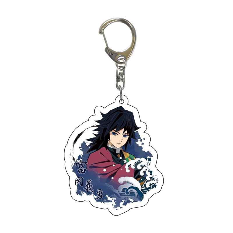 Anime Figure Keychain Acrylic Key Ring Bag Backpack Car Charm