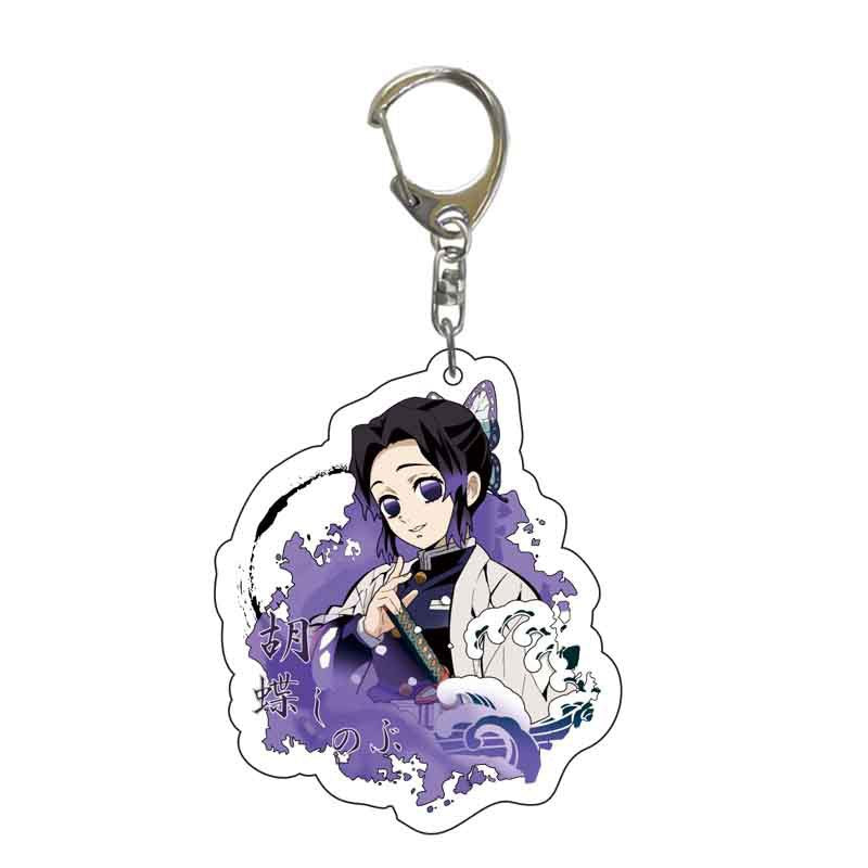 Anime Figure Keychain Acrylic Key Ring Bag Backpack Car Charm