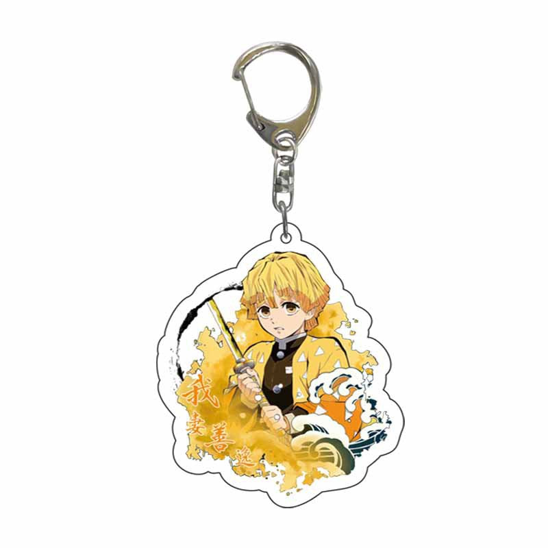Anime Figure Keychain Acrylic Key Ring Bag Backpack Car Charm