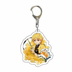 Anime Figure Keychain Acrylic Key Ring Bag Backpack Car Charm