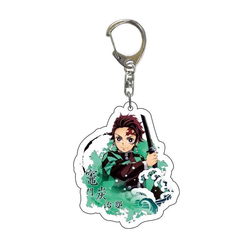 Anime Figure Keychain Acrylic Key Ring Bag Backpack Car Charm