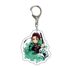 Anime Figure Keychain Acrylic Key Ring Bag Backpack Car Charm