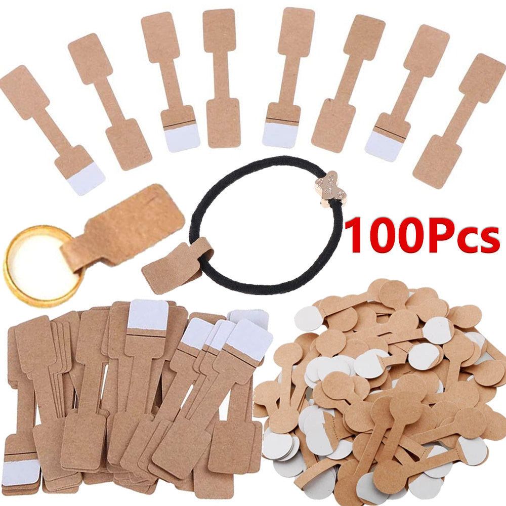 100pcs Craft Jewelry Making Tags - Necklaces, Rings & Bracelets